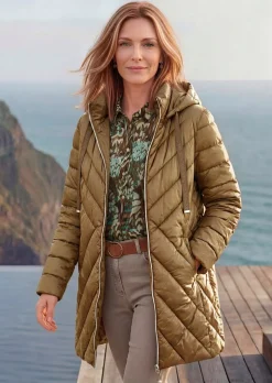 Manteau court matelassé
