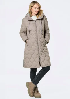 Manteau matelassé avec capuche