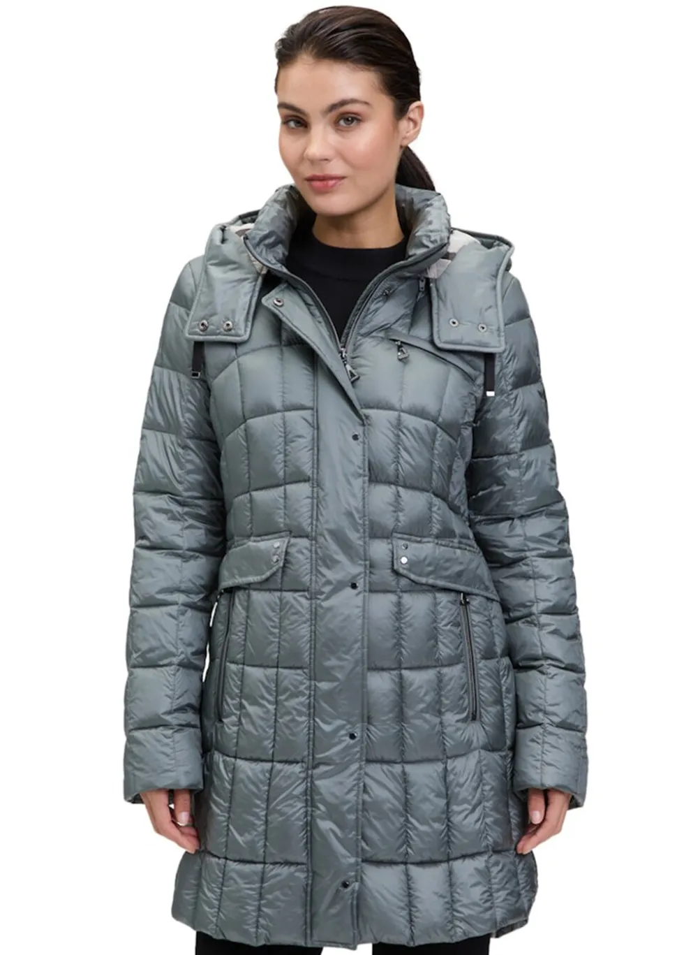 Manteau matelassé avec capuche amovible