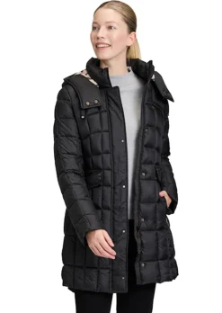 Manteau matelassé avec capuche amovible