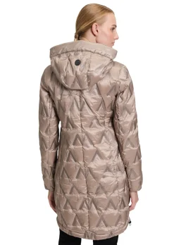 Manteau matelassé avec poches zippées