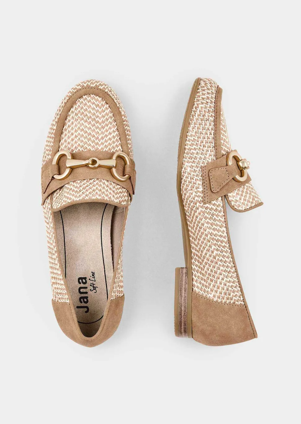 Mocassins avec élément décoratif