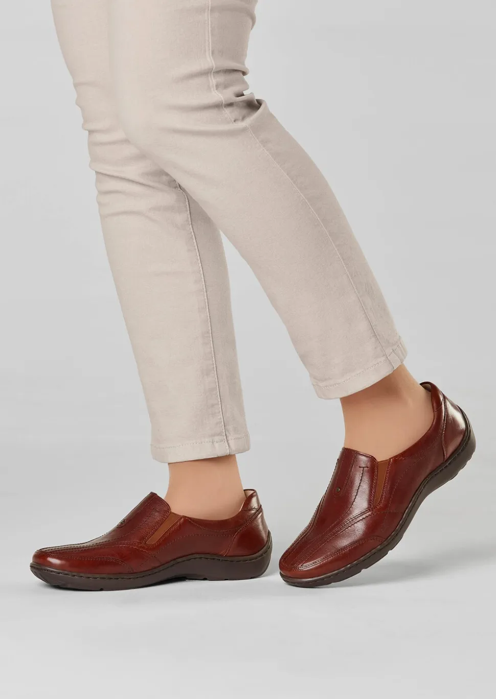 Mocassins en cuir