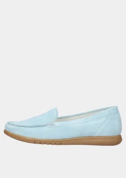 Mocassins en cuir, avec voûte plantaire amovible