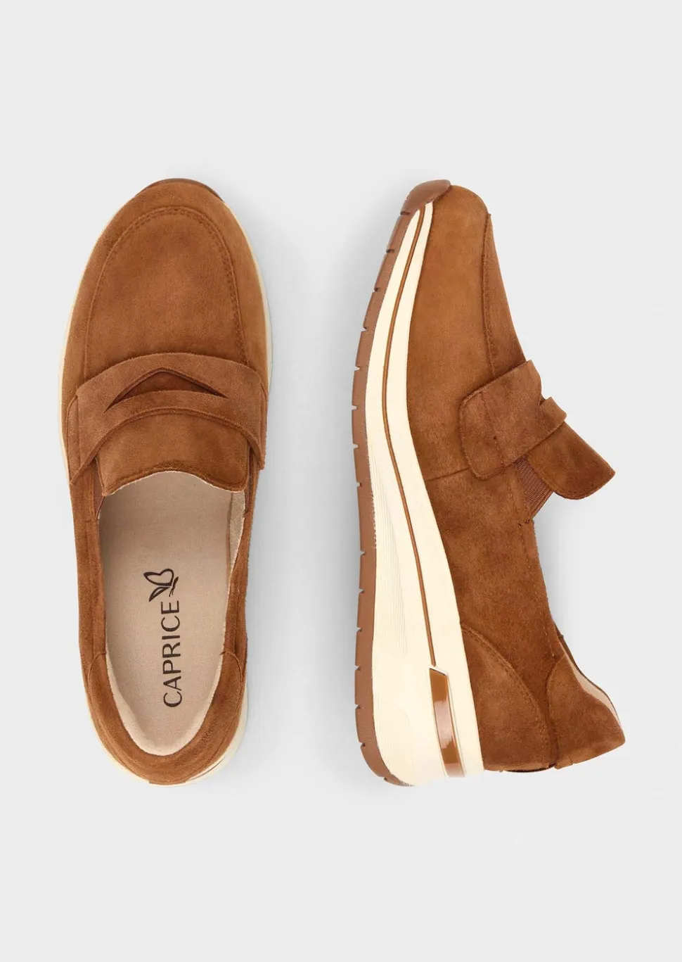 Mocassins en cuir suédé véritable