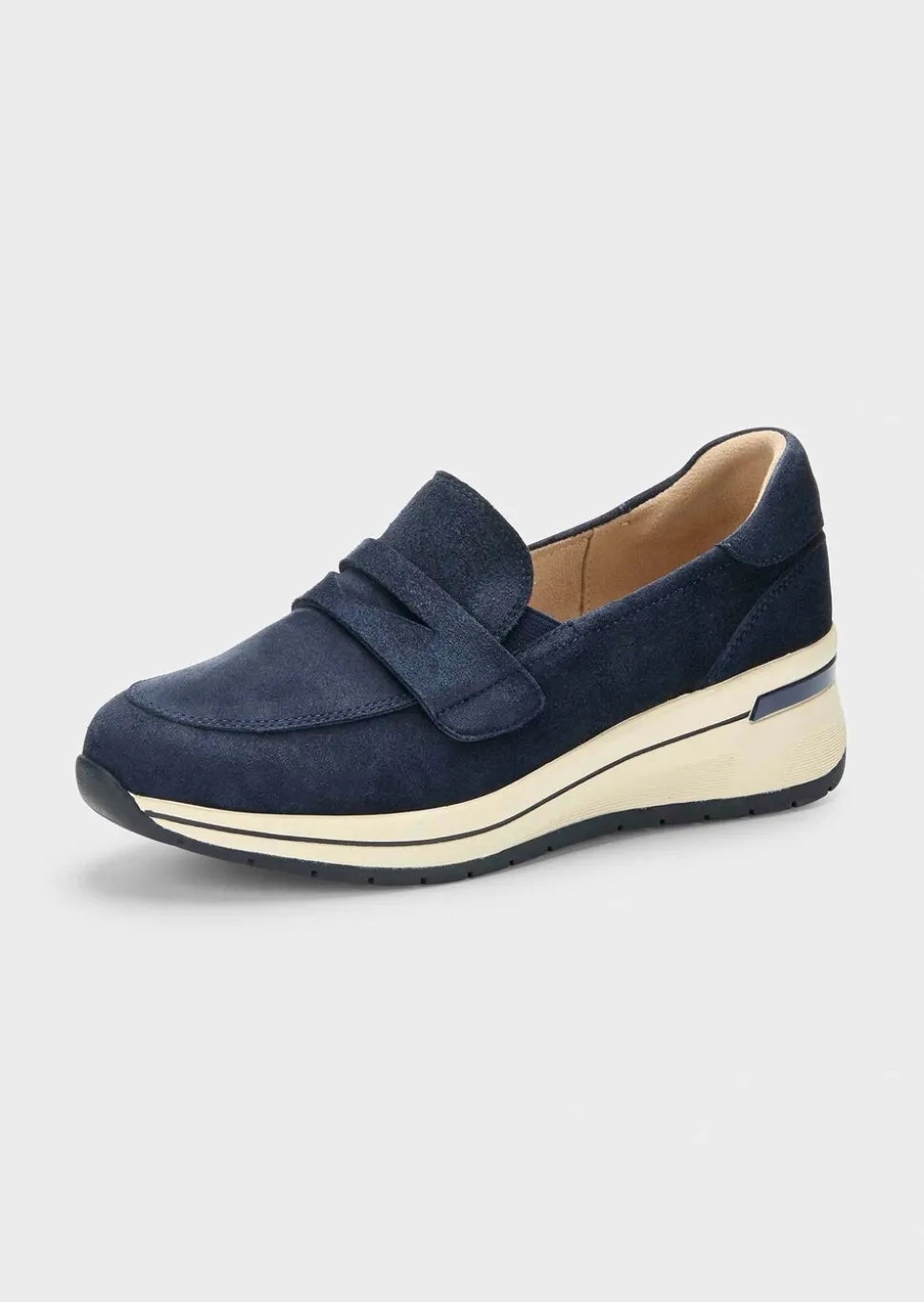 Mocassins en cuir suédé véritable
