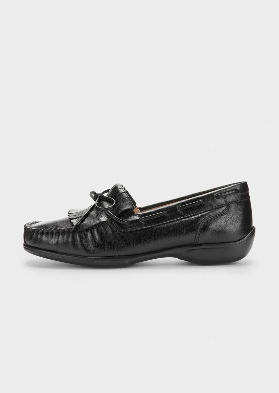 Mocassins en cuir véritable