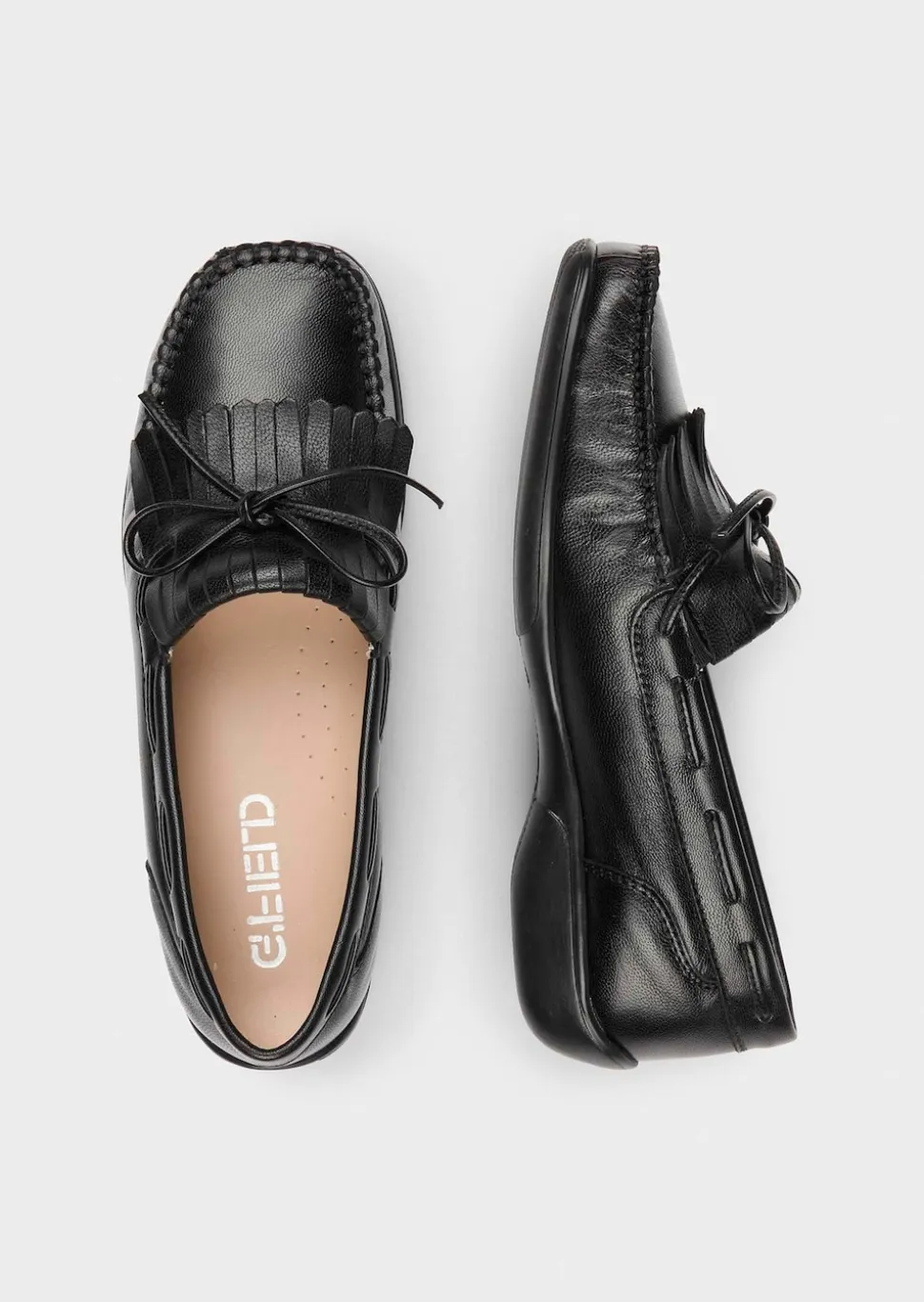 Mocassins en cuir véritable