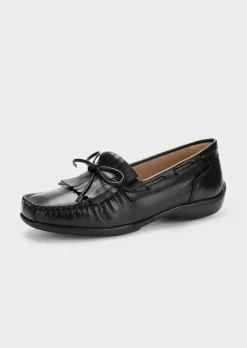 Mocassins en cuir véritable