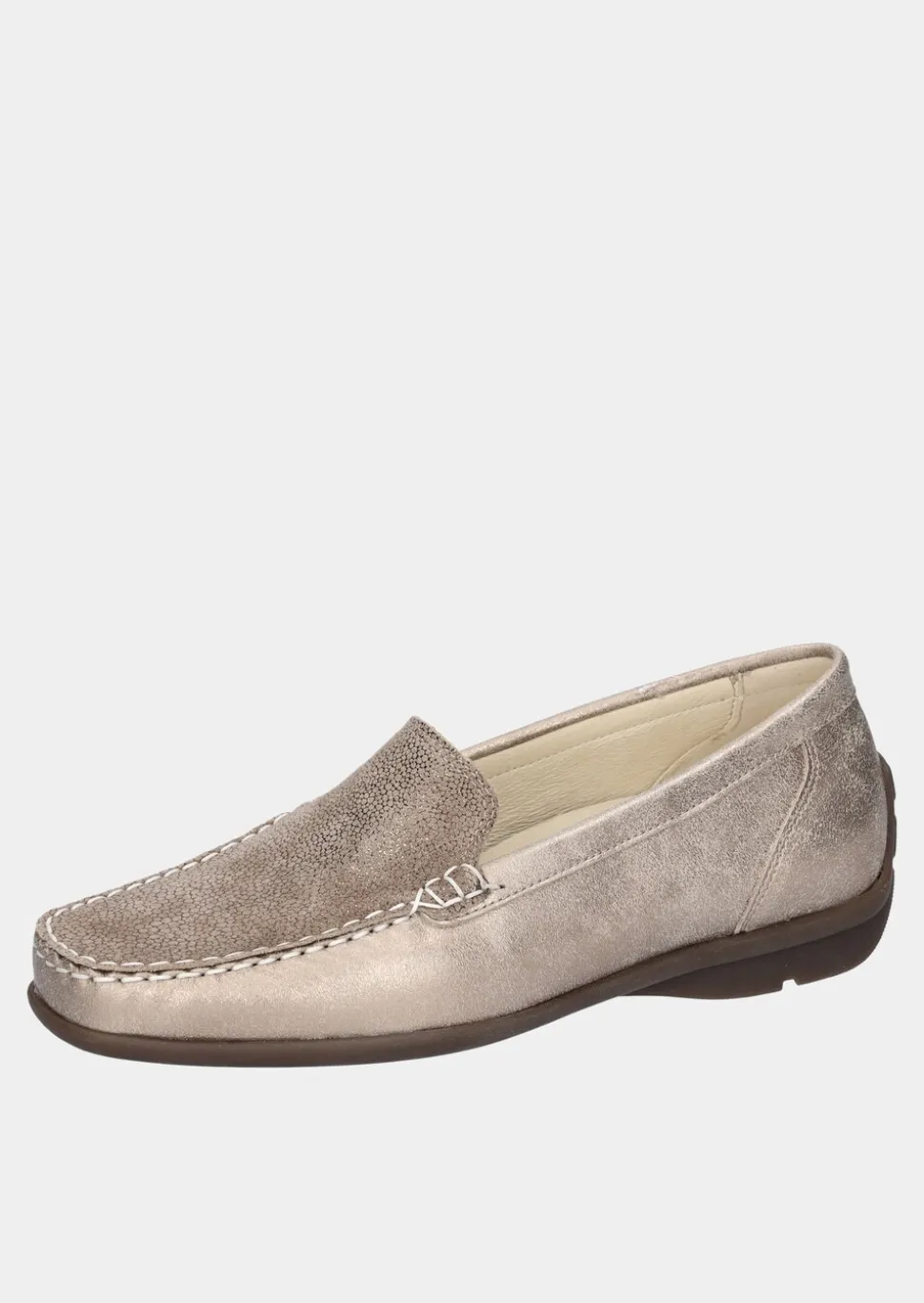 Mocassins en cuir véritable