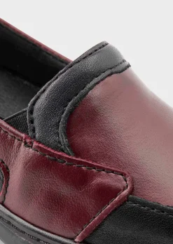 Mocassins en cuir véritable