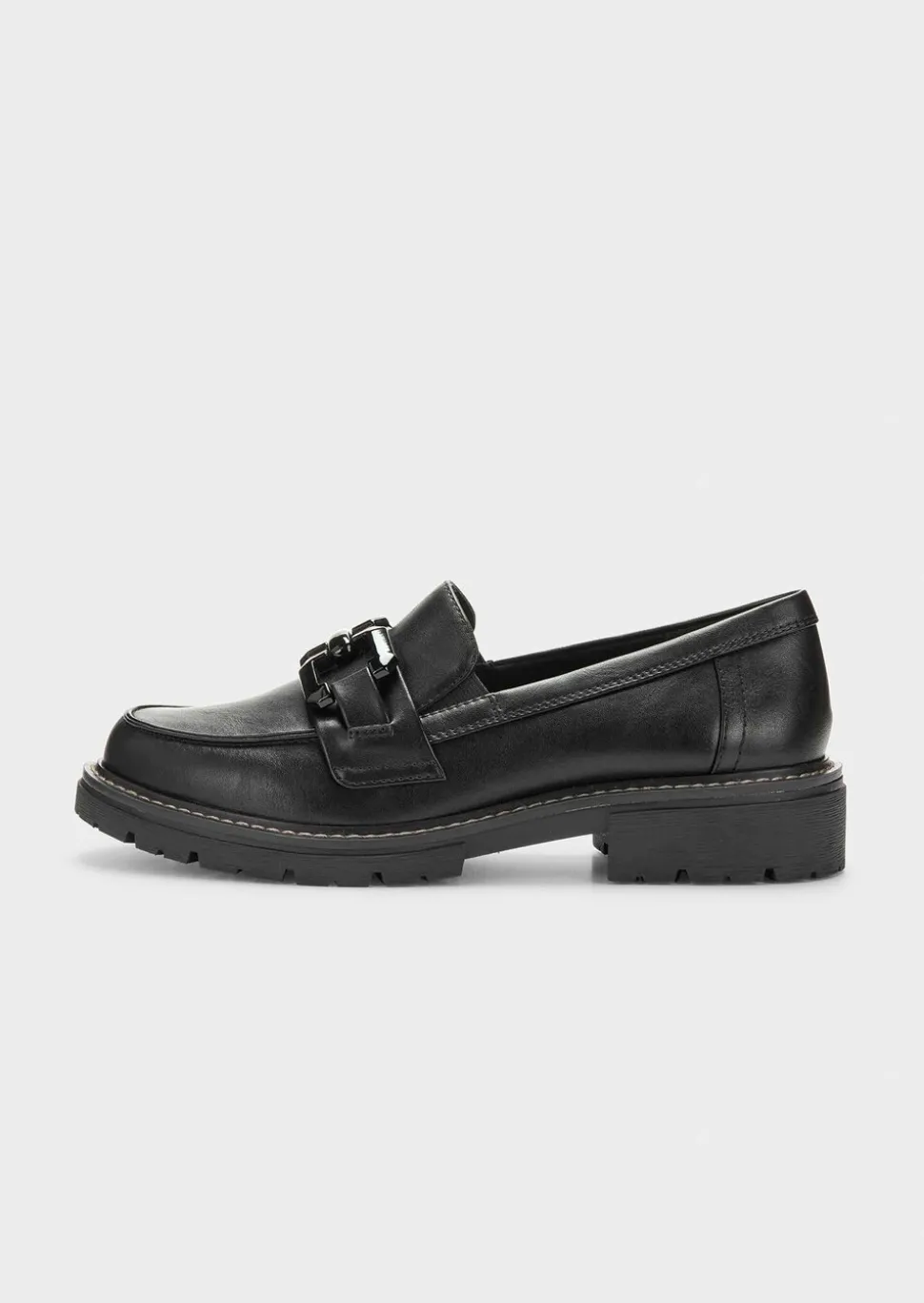 Mocassins JANA en similicuir verni