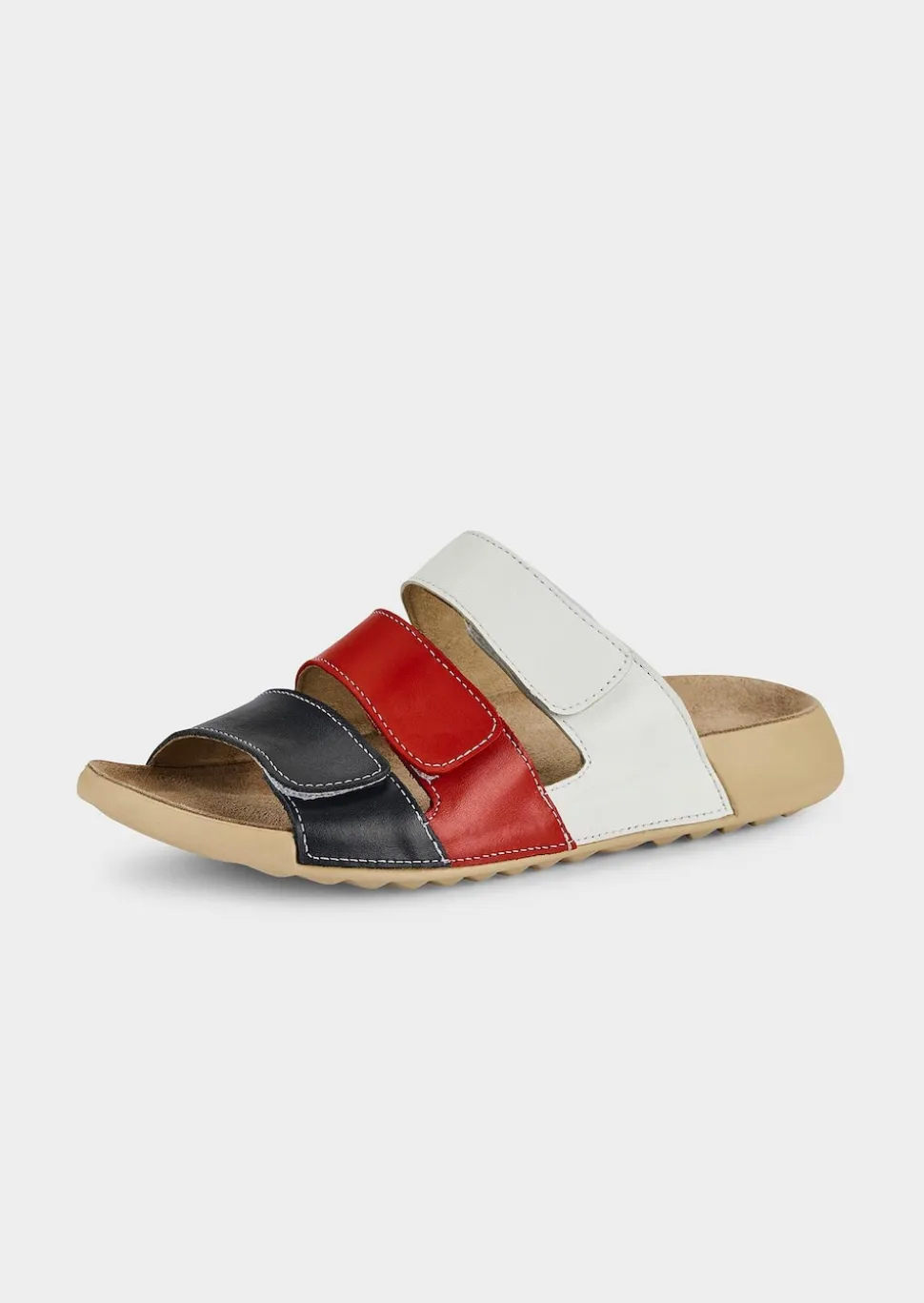 Mules en cuir, style marin