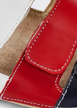 Mules en cuir, style marin