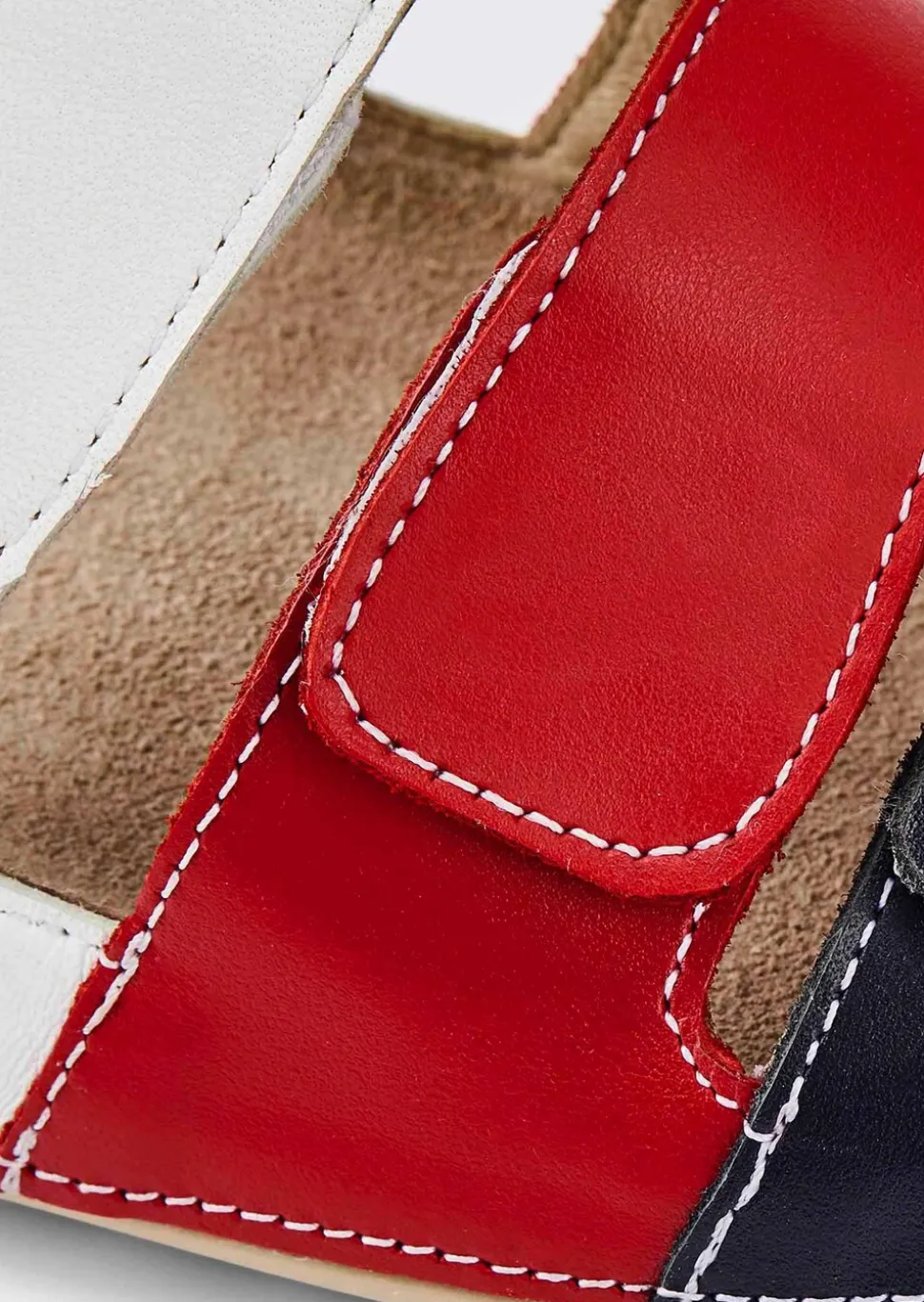 Mules en cuir, style marin