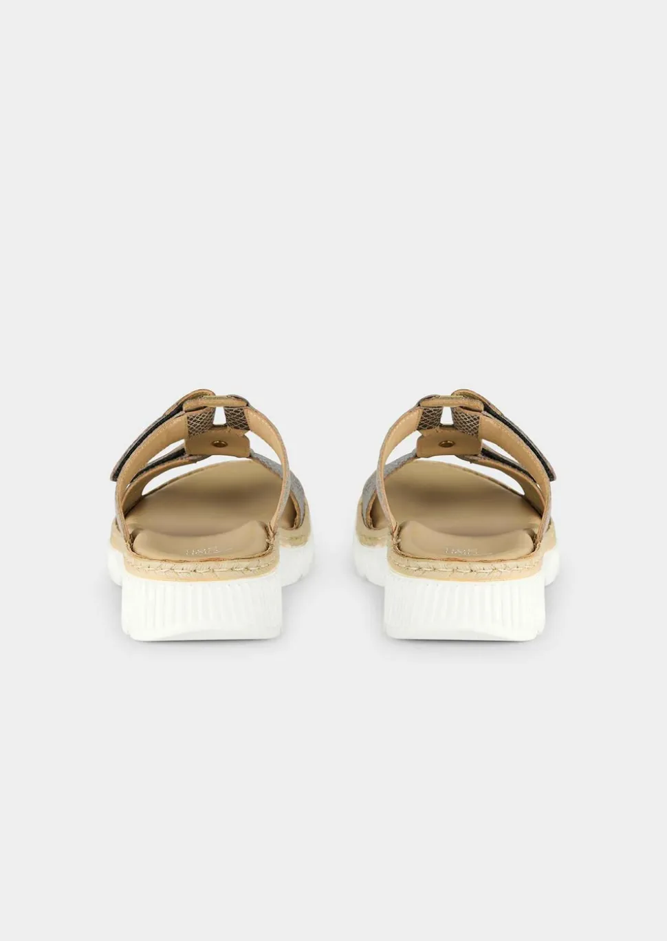 Mules féminines avec bride à fermeture velcro