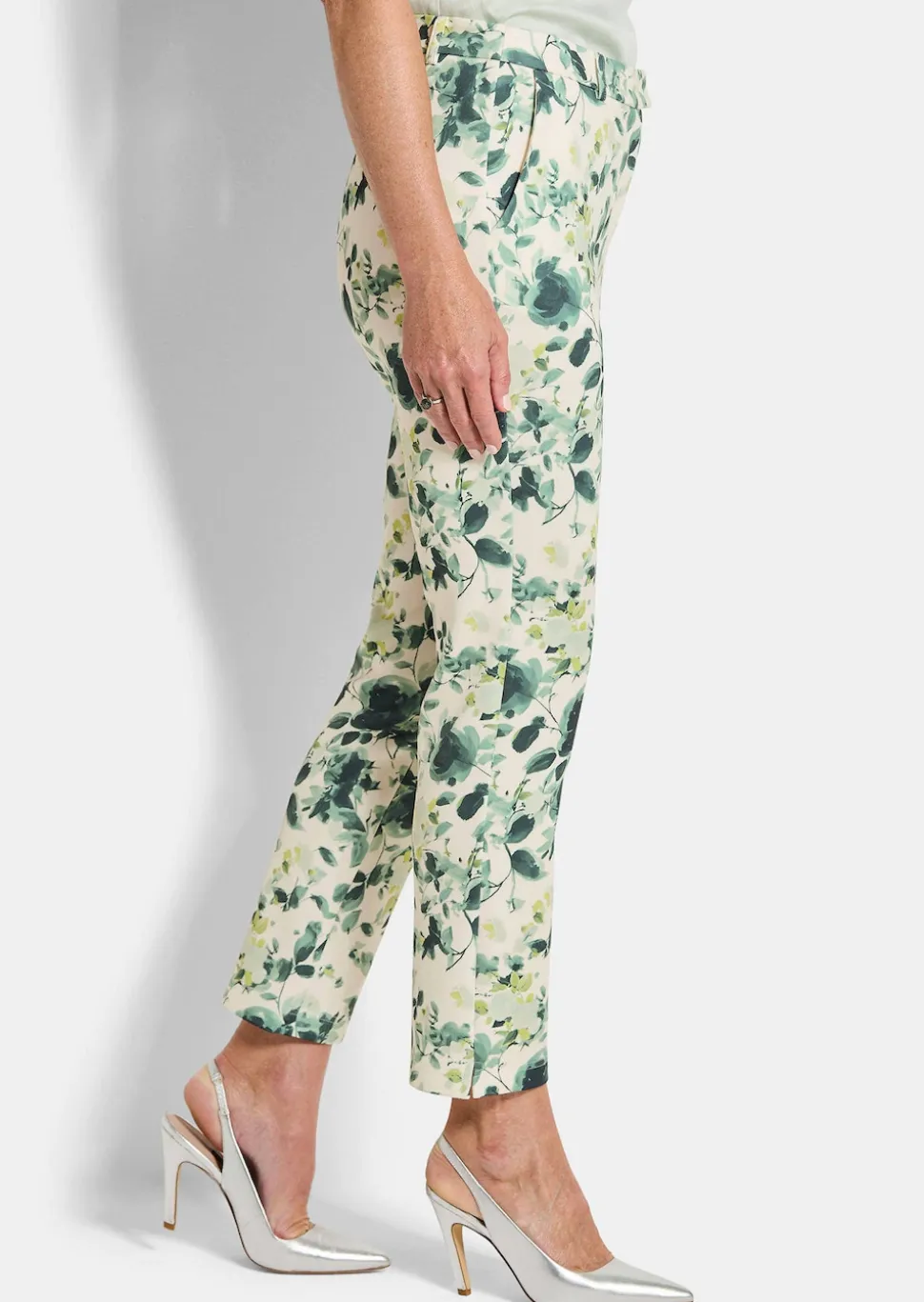 Pantalon ajusté LOUISA en jersey scuba