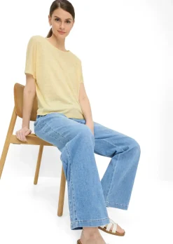 Pantalon ample en denim léger