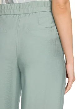 Pantalon ample en viscose légèrement brillante