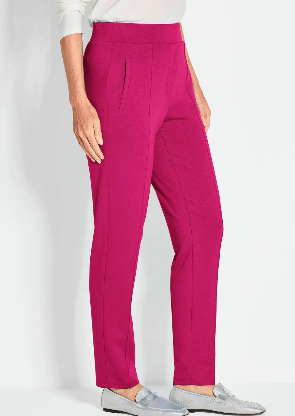 Pantalon ample SARA en jersey de viscose