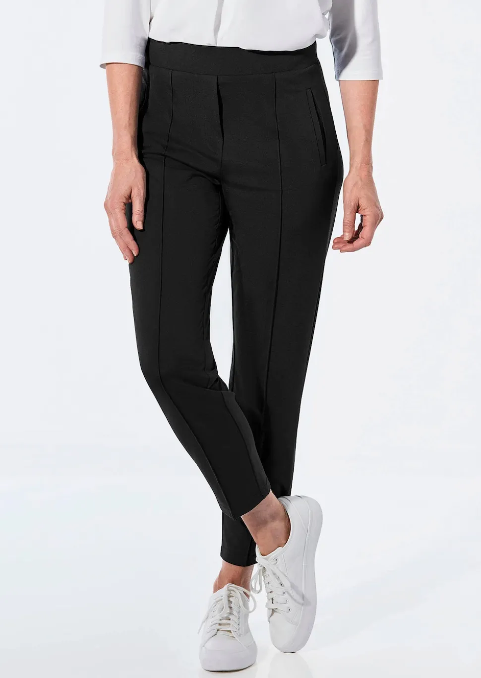 Pantalon ample SARA en jersey de viscose