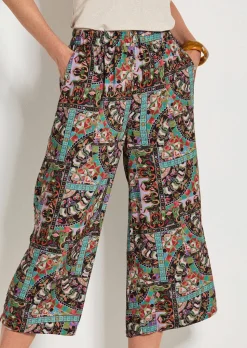 Pantalon ample VERA avec imprimé patchwork