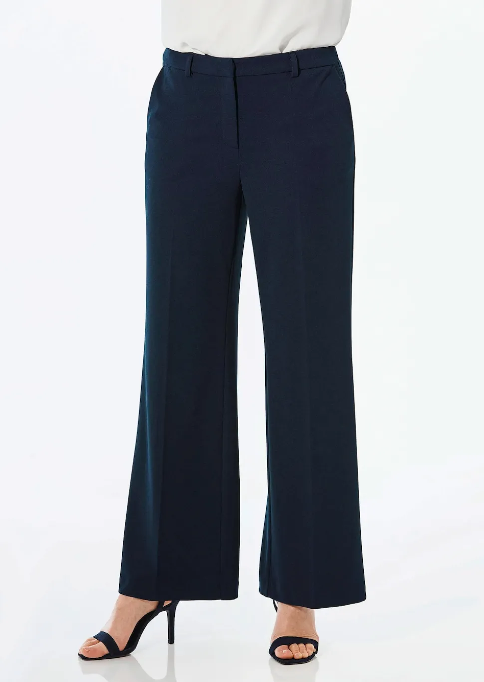 Pantalon ample VERA avec plis repassés