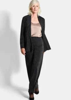 Pantalon ample VERA en jersey brillant