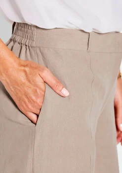 Pantalon ample VERA en lin et coton