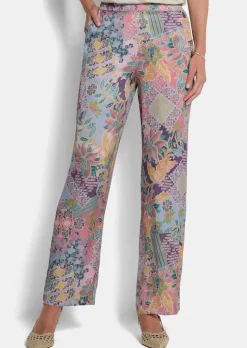 Pantalon ample VERA en satin de viscose