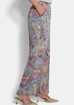 Pantalon ample VERA en satin de viscose