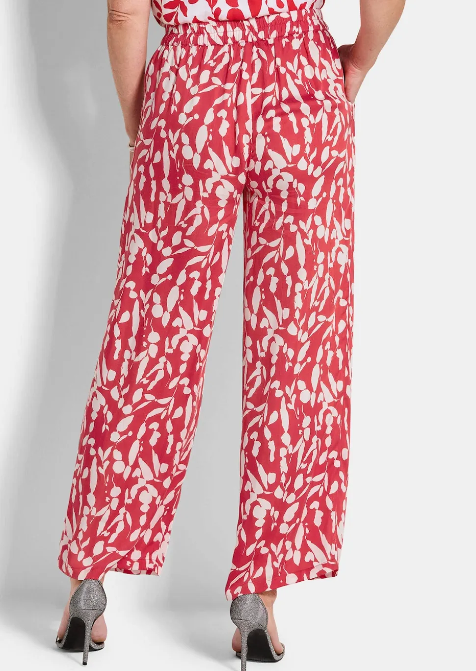 Pantalon ample VERA en satin de viscose