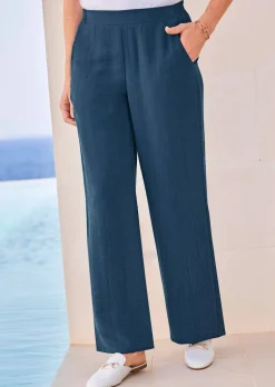 Pantalon ample VERA légèrement brillant