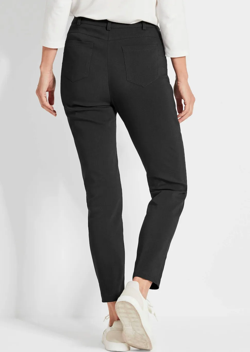 Pantalon BELLA à effet ventre plat, avec jambes étroites
