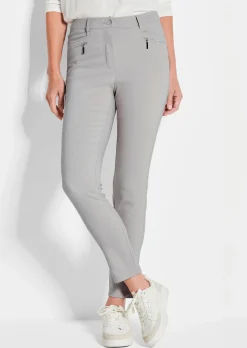 Pantalon BELLA à effet ventre plat, avec jambes étroites