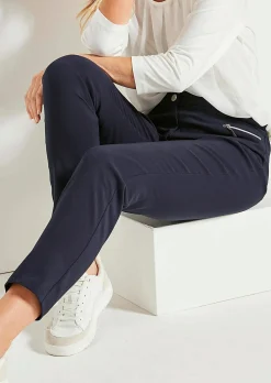 Pantalon BELLA à effet ventre plat, avec jambes étroites