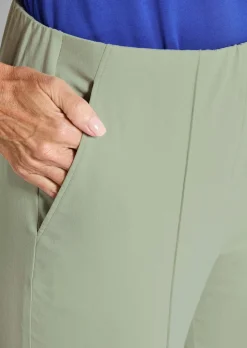 Pantalon 7/8 BELLA en bengaline, avec nervures