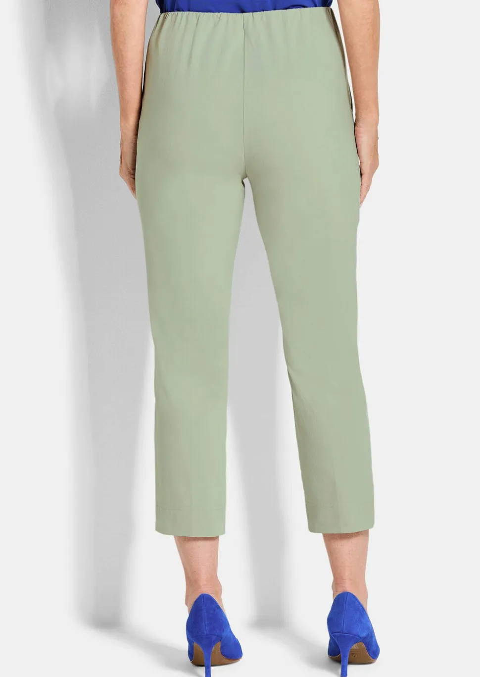 Pantalon 7/8 BELLA en bengaline, avec nervures
