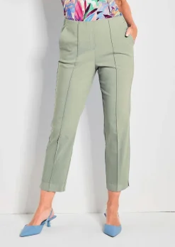Pantalon 7/8 BELLA en bengaline, avec nervures