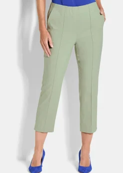 Pantalon 7/8 BELLA en bengaline, avec nervures