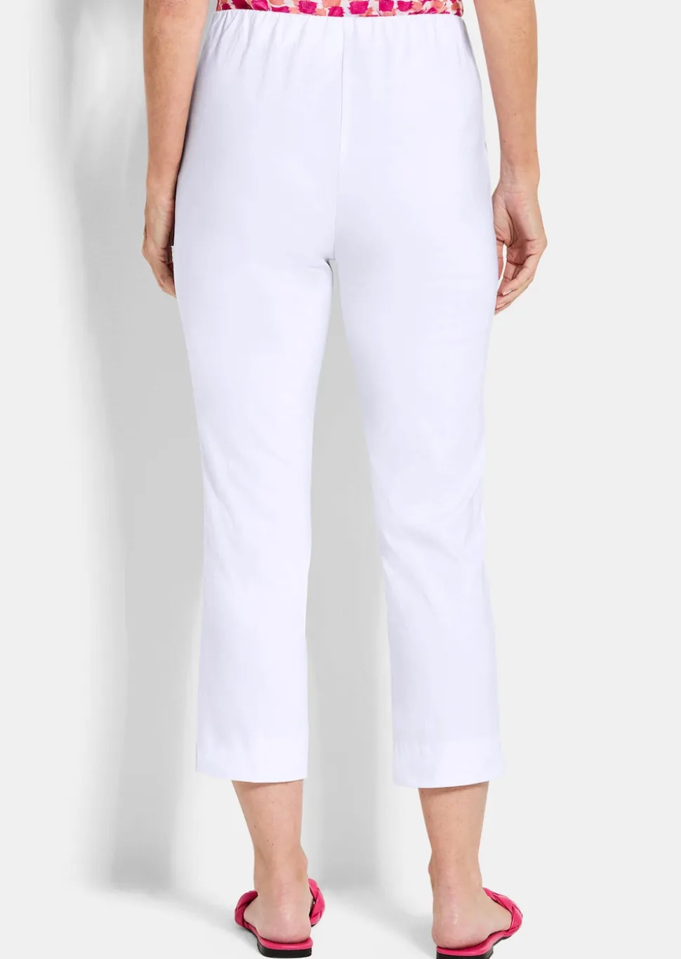 Pantalon 7/8 BELLA en bengaline, avec nervures