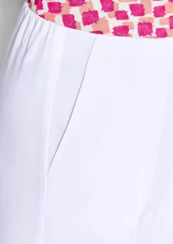 Pantalon 7/8 BELLA en bengaline, avec nervures