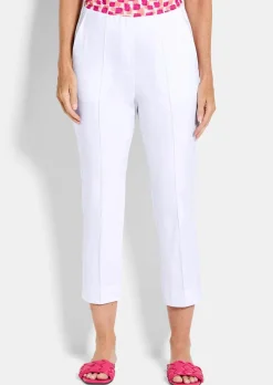 Pantalon 7/8 BELLA en bengaline, avec nervures