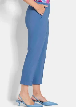 Pantalon 7/8 BELLA en bengaline, avec nervures