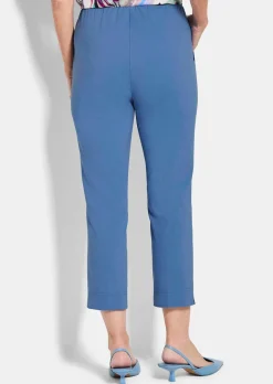 Pantalon 7/8 BELLA en bengaline, avec nervures