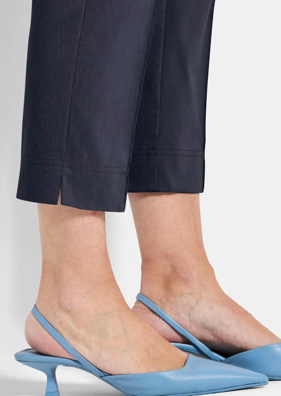 Pantalon 7/8 BELLA en bengaline, avec nervures