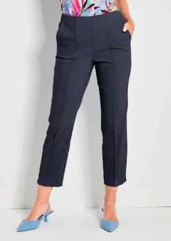Pantalon 7/8 BELLA en bengaline, avec nervures