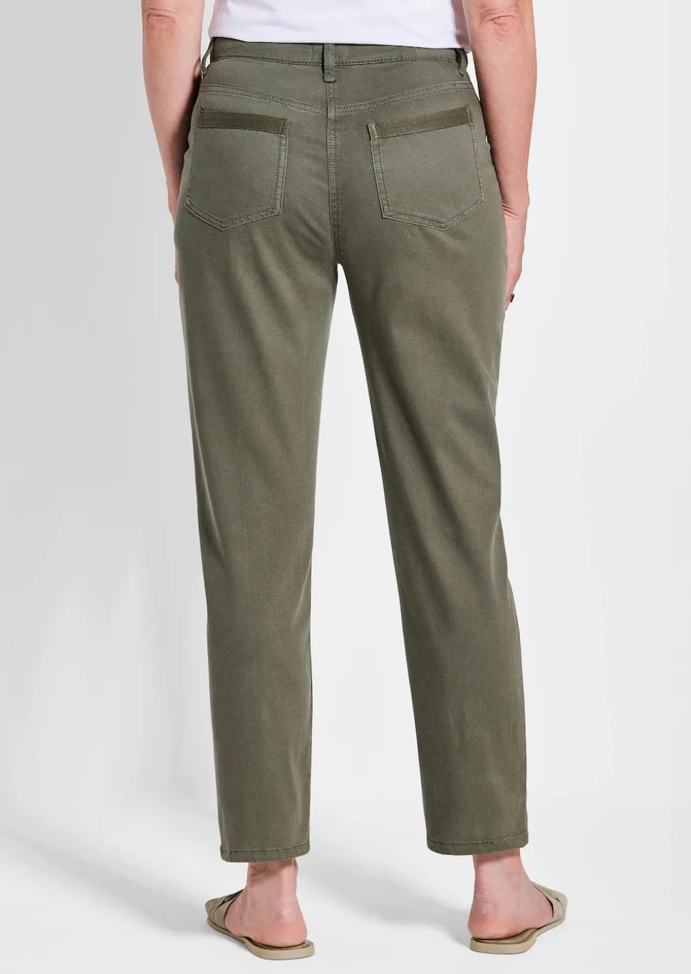 Pantalon cargo SARA avec plis nervurés