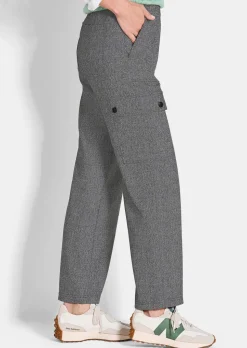 Pantalon cargo VERA en jersey de viscose