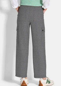 Pantalon cargo VERA en jersey de viscose